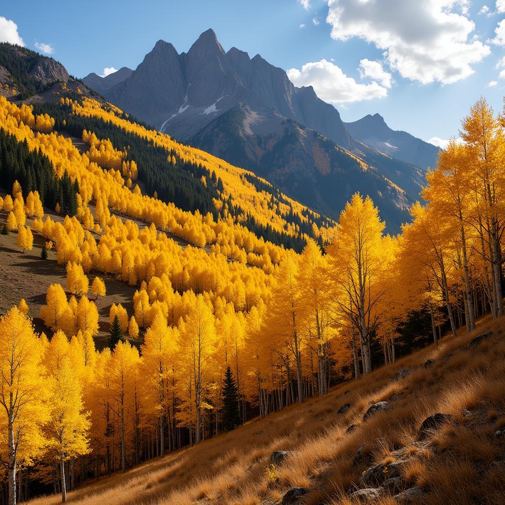 Colorado September Aspen Trees