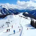 Colorado Ski Resort in Winter