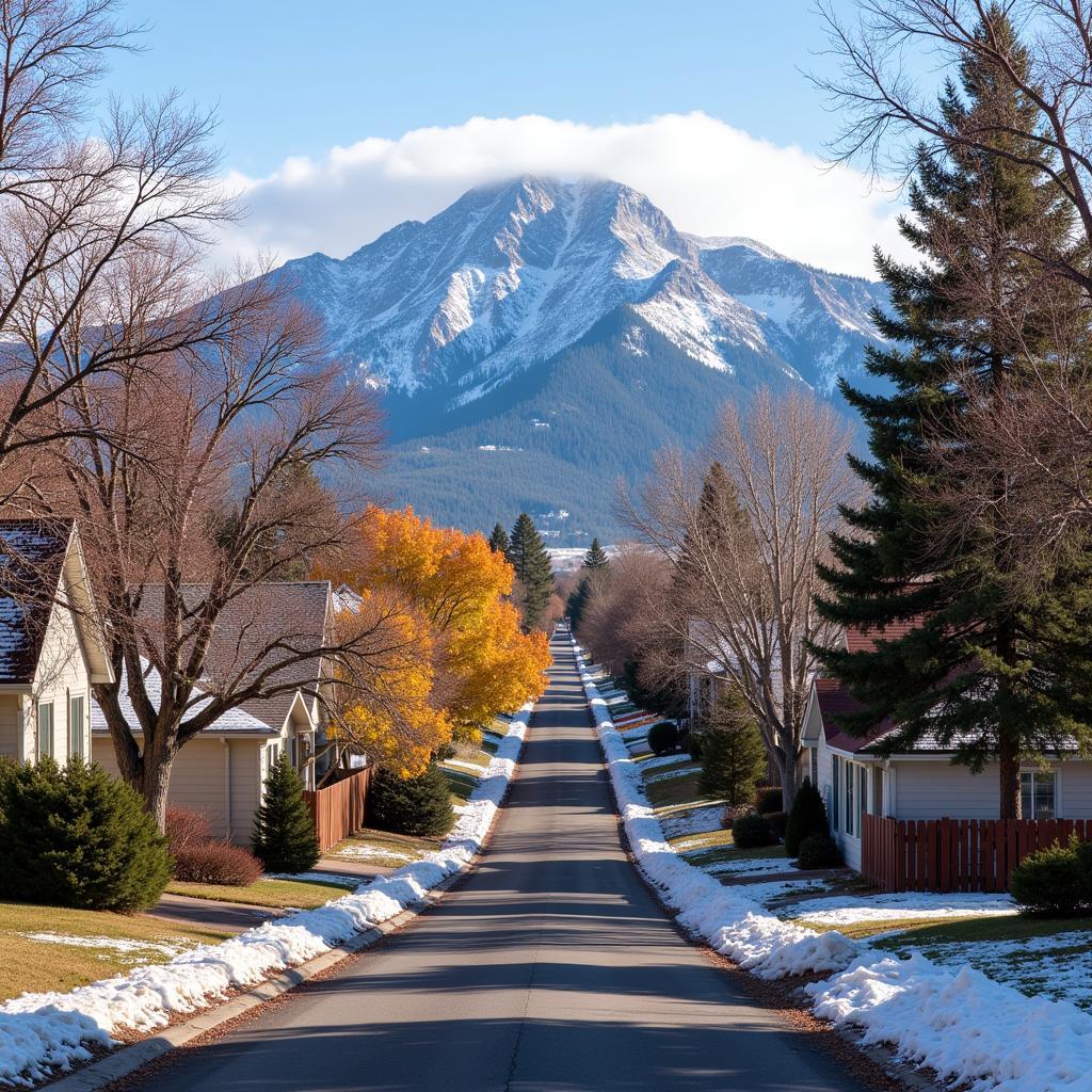 Colorado Springs November Landscape