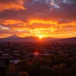 Colorado Springs Summer Sunset