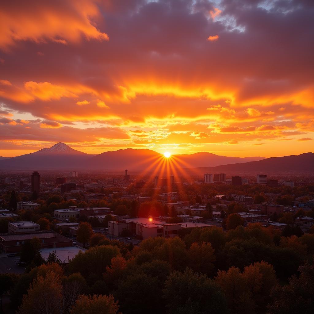 Colorado Springs Summer Sunset