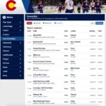 Colorado Team Website Schedule