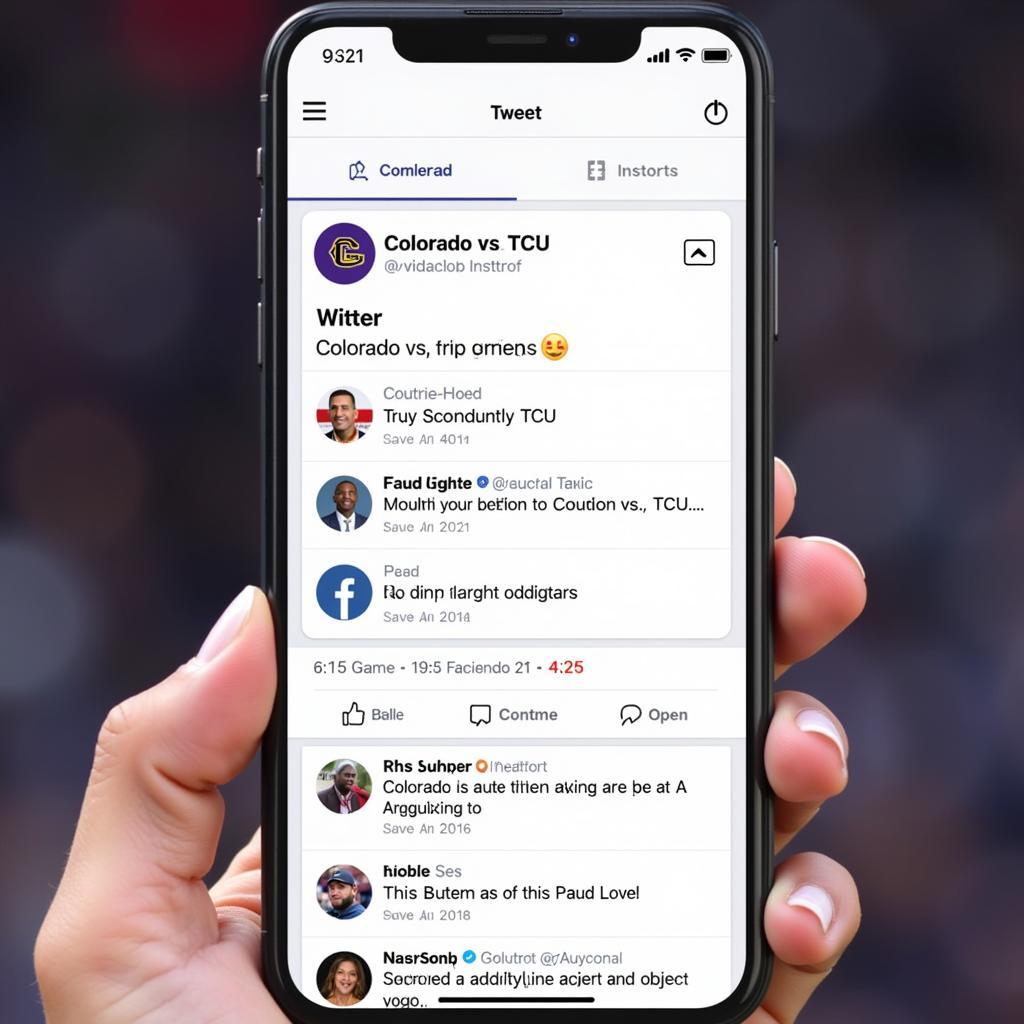 Colorado vs TCU Social Media Updates
