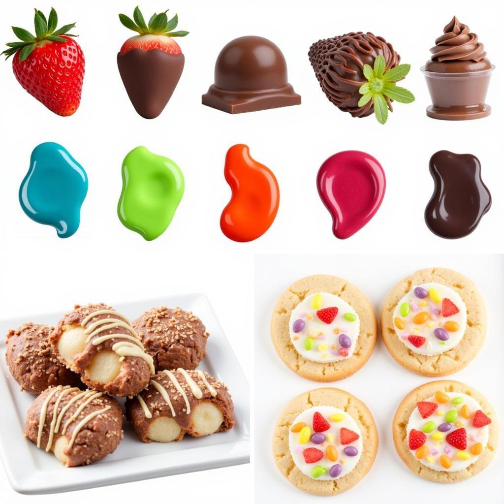 Colored Chocolate Creations