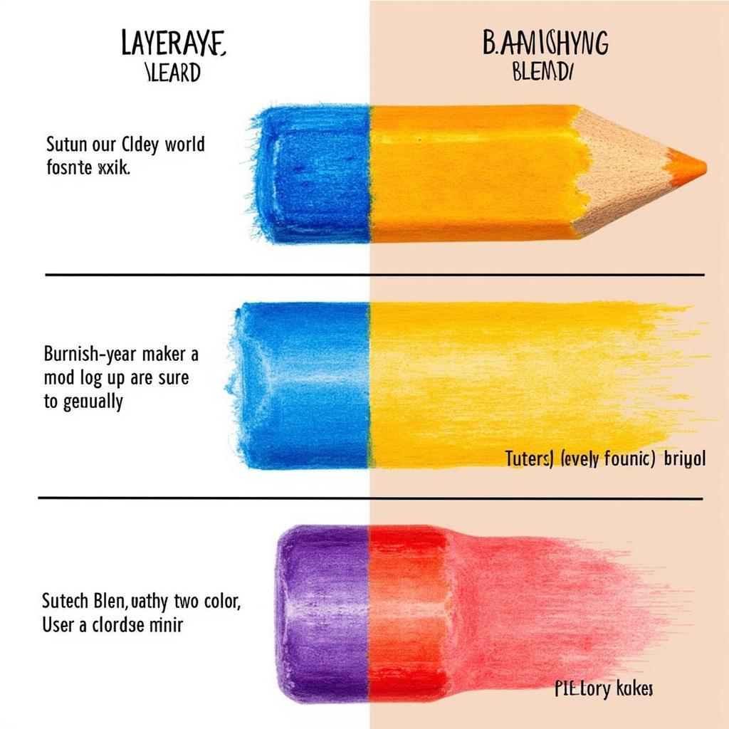 Different Colored Pencil Techniques