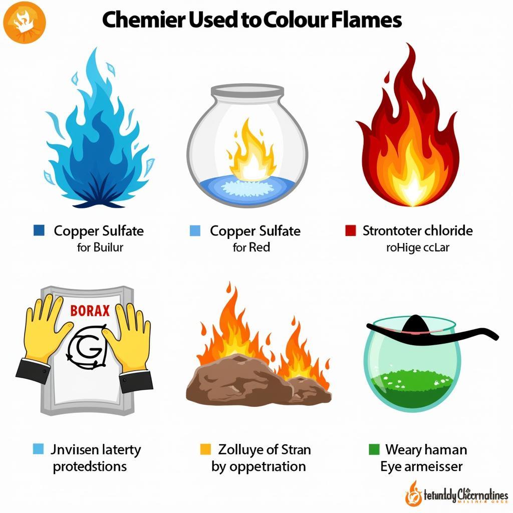 Coloring Fire with Chemicals