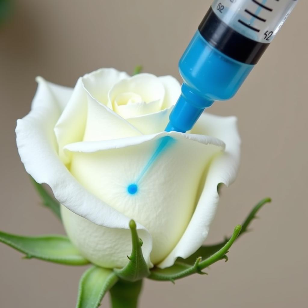 Injection Method for Blue Roses