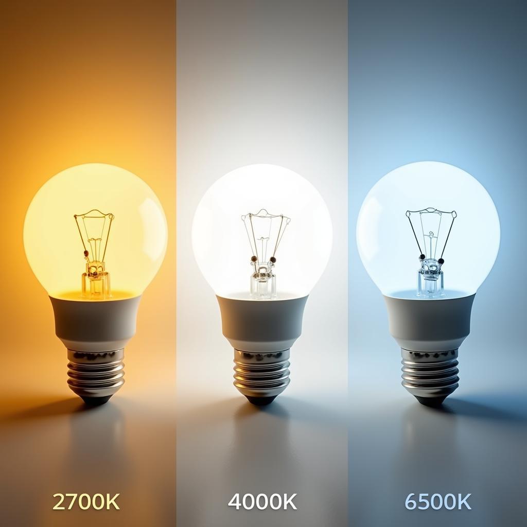 Comparing Light Bulb Color Temperatures