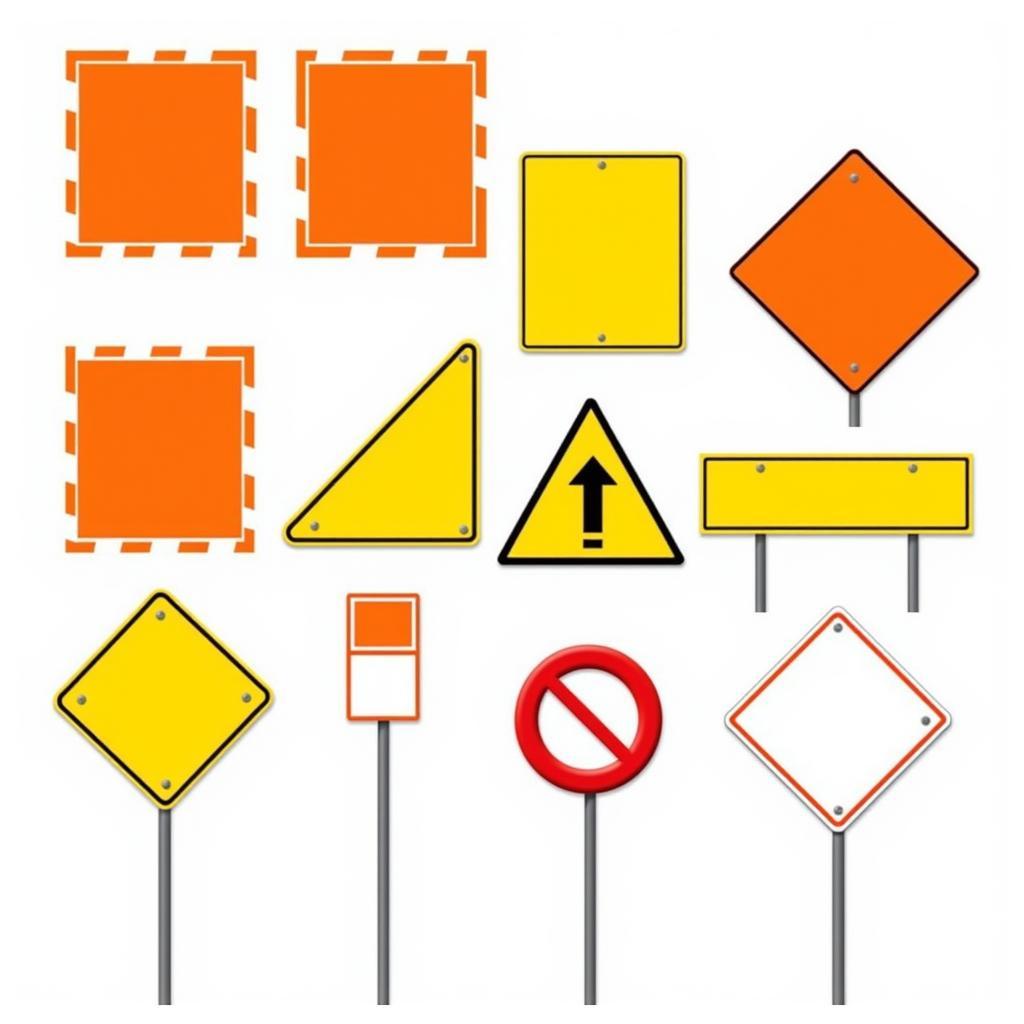 Construction Sign Colors: Orange, Yellow, and White