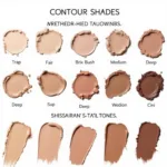 Contour Shades for Fair, Medium and Deep Skin Tones