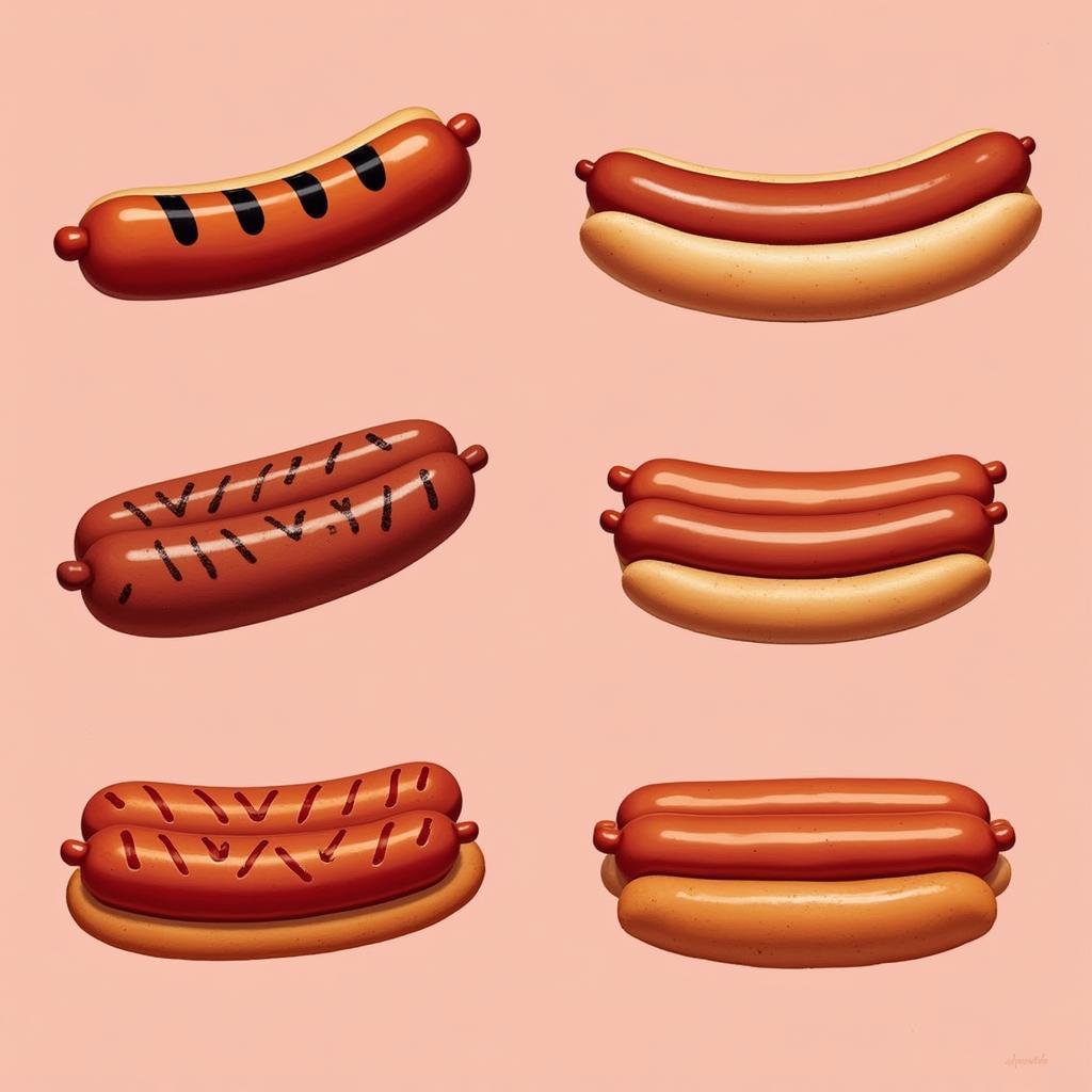 Variations in Cooked Hot Dog Colors