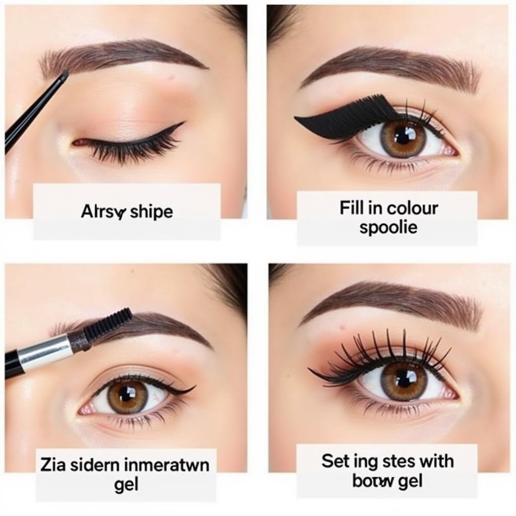 Cosplay Eyebrow Coloring Techniques: Outlining, Filling, Blending, and Setting