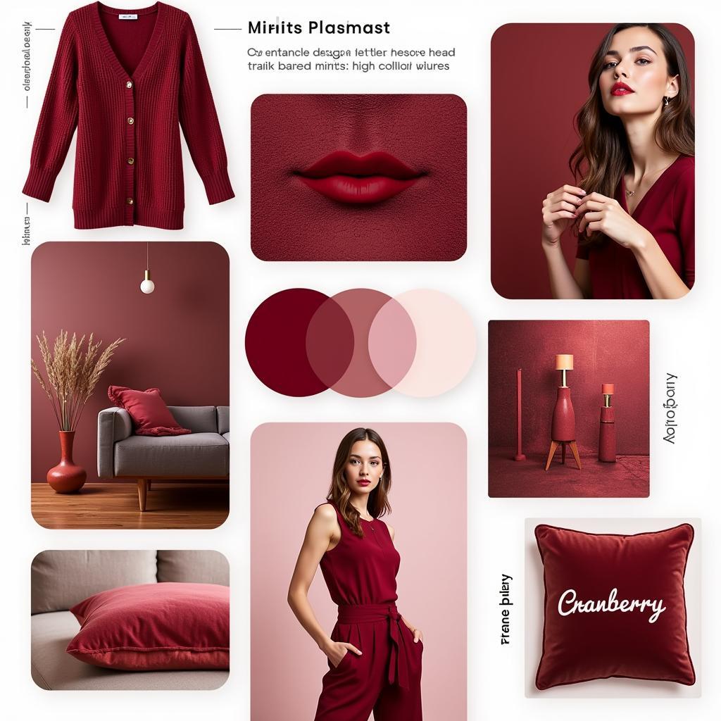 Cranberry Color in Design