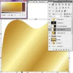 Creating Gold Effects in Digital Design Software