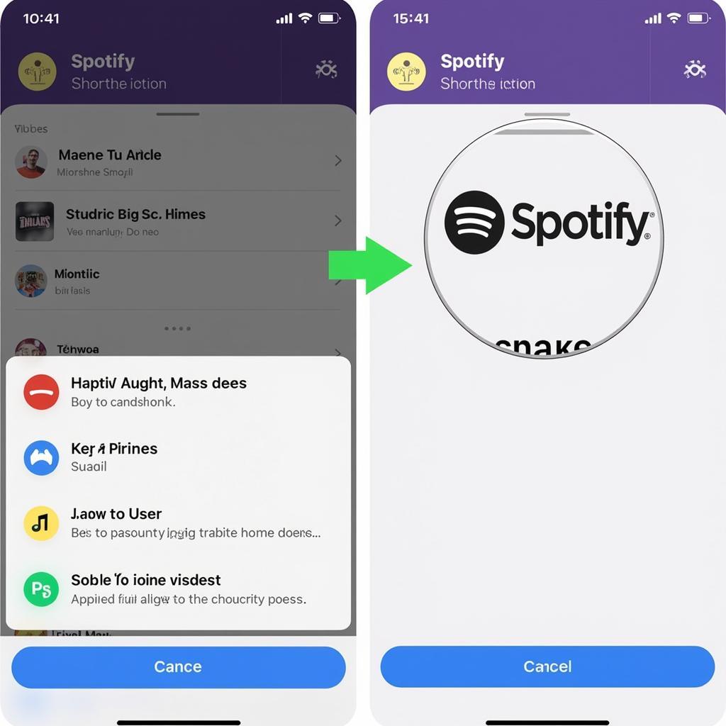 Personalized Spotify Shortcut with Custom Icon and Color