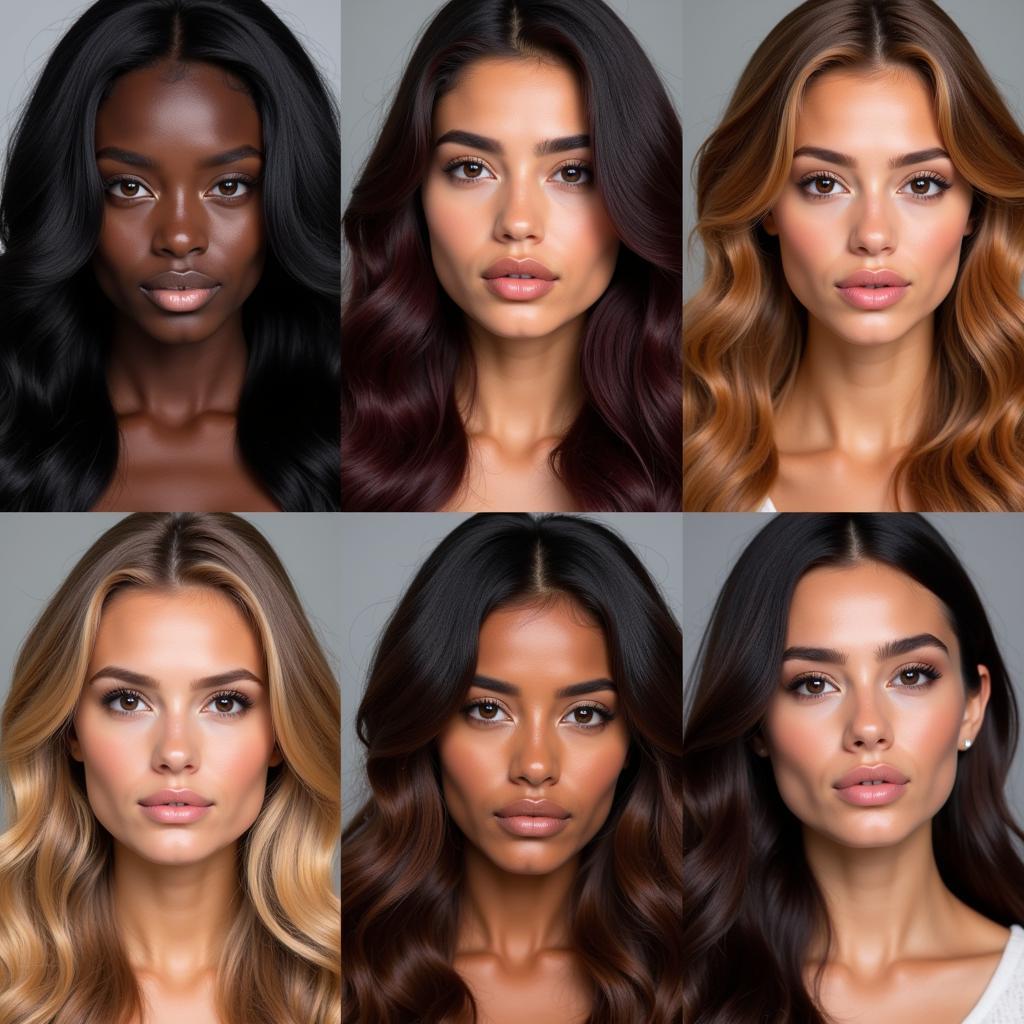 Hair Color for Dark Brown Eyes