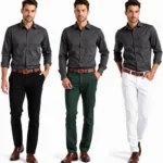 Dark Gray Shirt Pant Combinations