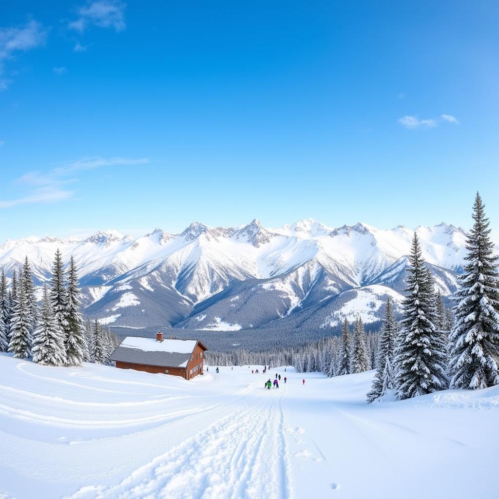 December Snowfall in the Colorado Mountains