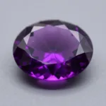 Deep Purple Amethyst Gemstone Close Up