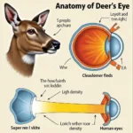 Deer Eye Anatomy and Night Vision Adaptation