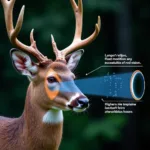 Deer Eye Structure and Low Light Vision Adaptation