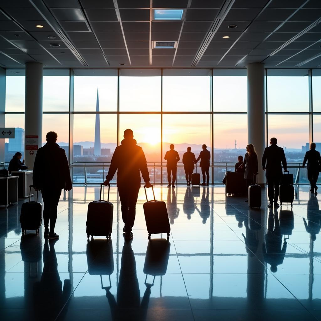 Arriving at Denver International Airport