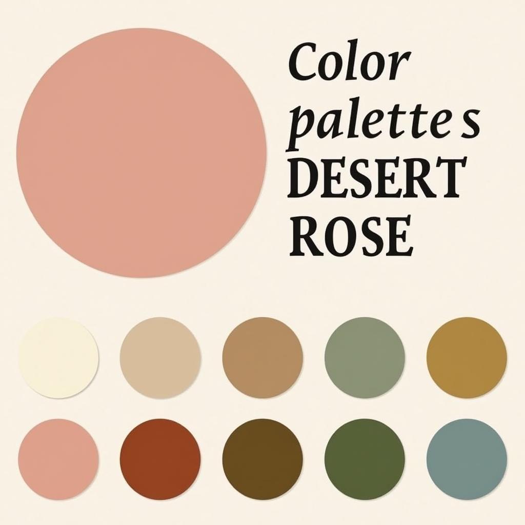 Desert Rose Color Palette Ideas