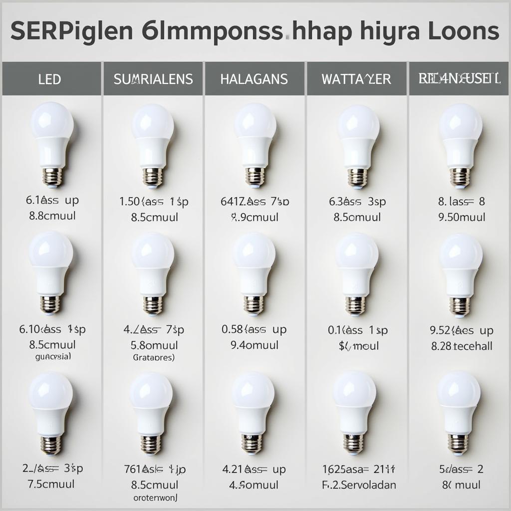 Different Types of Bathroom Light Bulbs