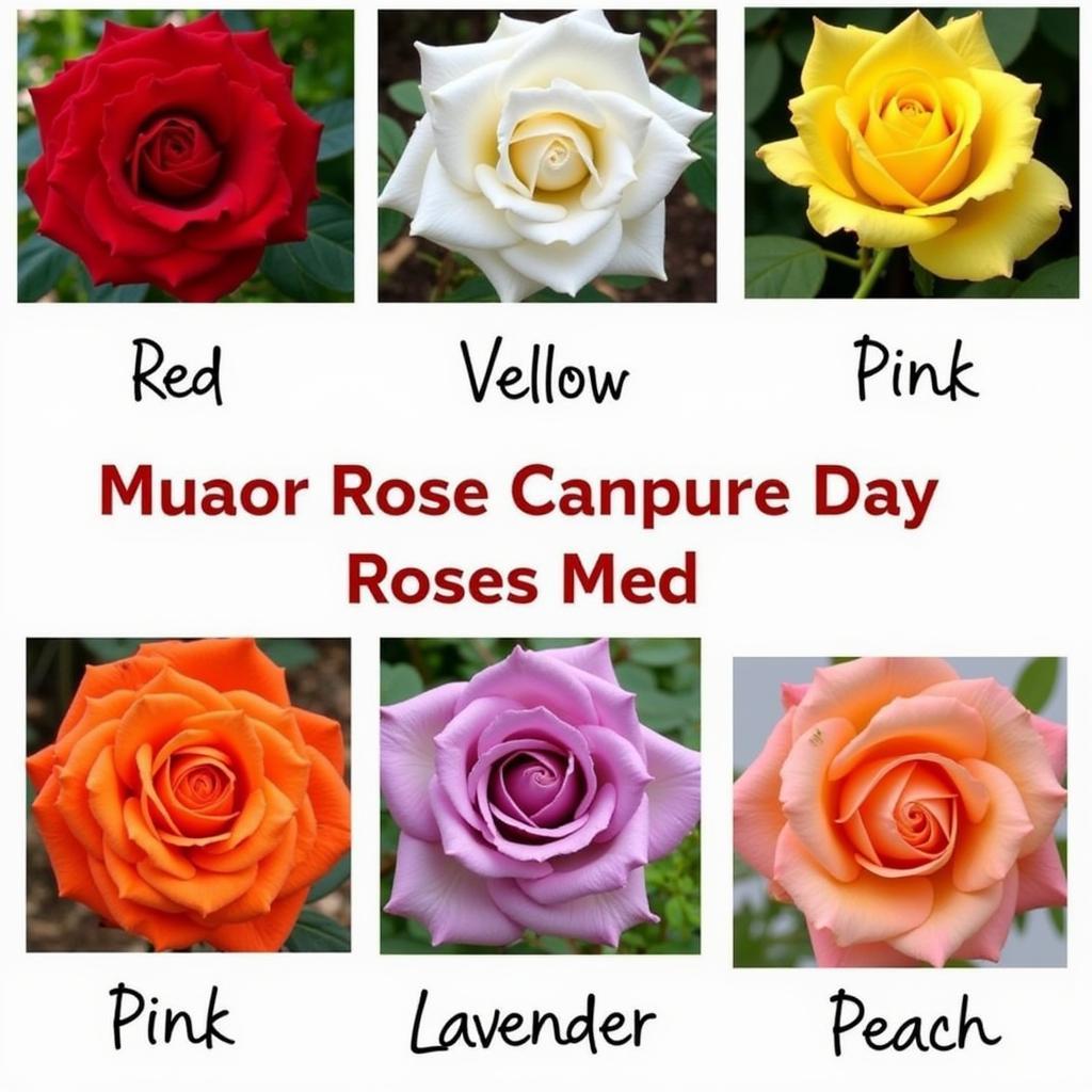 Different Rose Colors and their Meanings