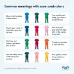 Different Scrub Colors and Their Meanings