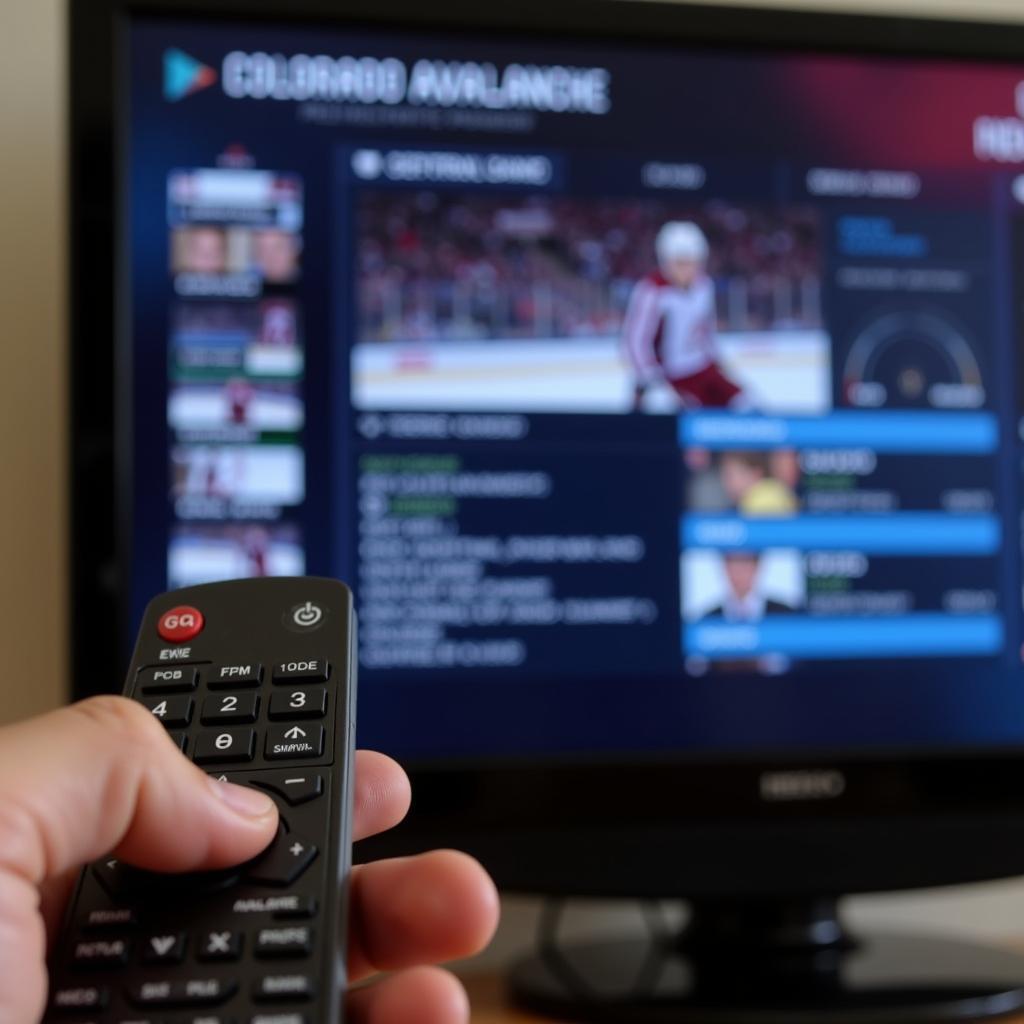 Using the DirecTV Remote to Search for Colorado Games