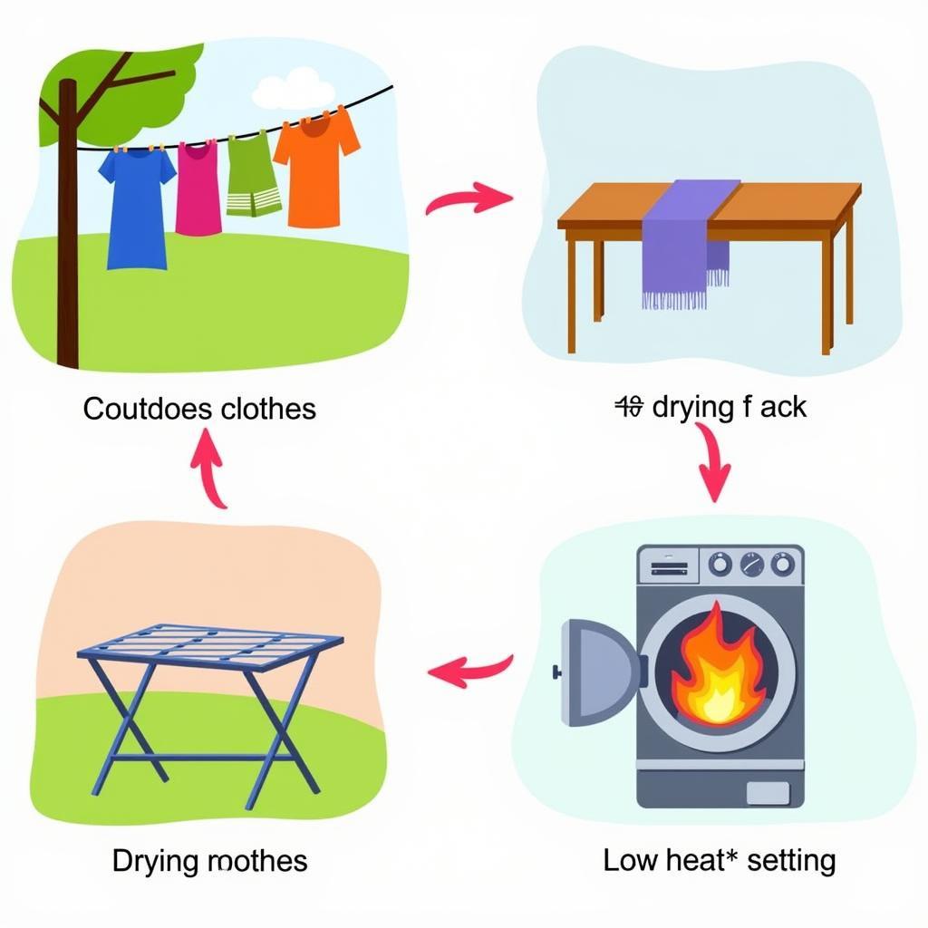 Drying Colored Clothes Correctly