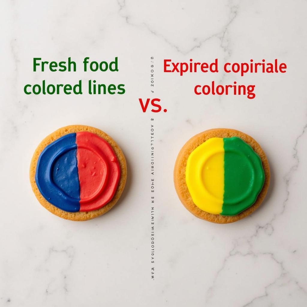 Effects of Using Expired Food Coloring