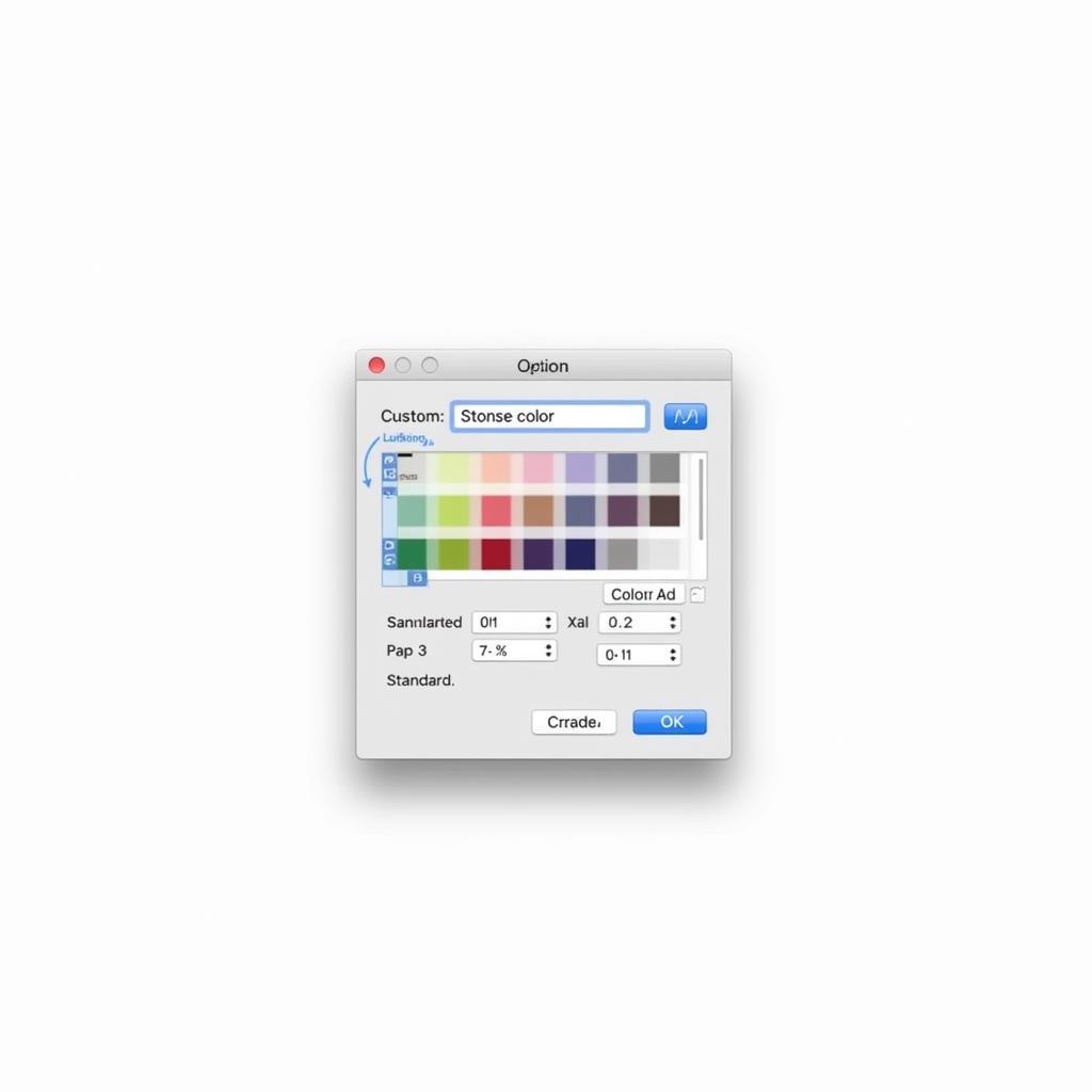 Excel Tab Color Palette on Mac