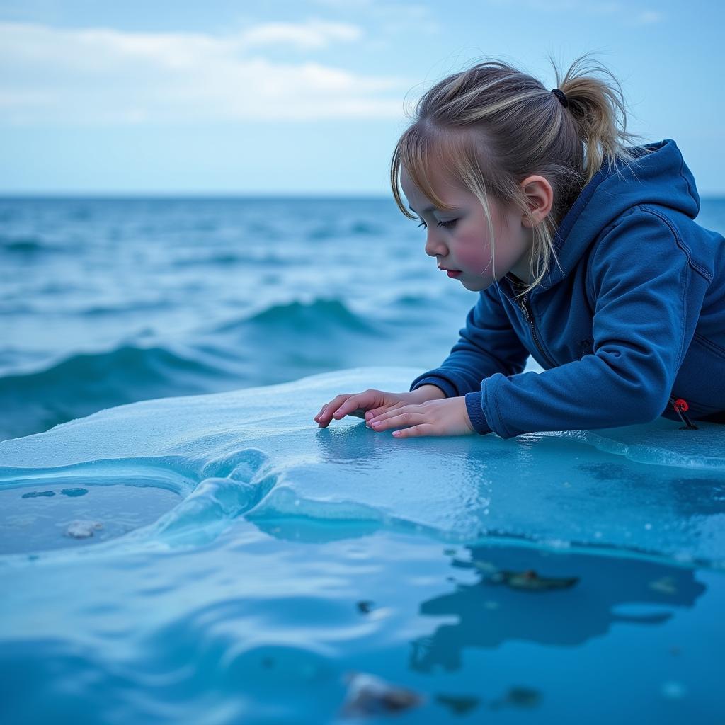 Explaining Blue Through Sound and Temperature