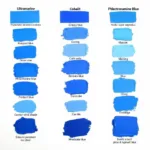 Exploring Blue Pigments in Paint