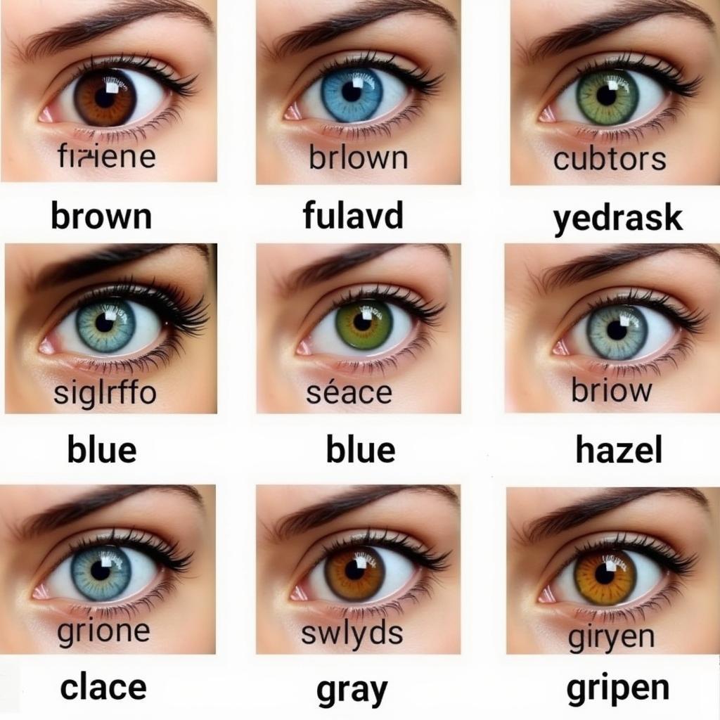 Eye color perception influence