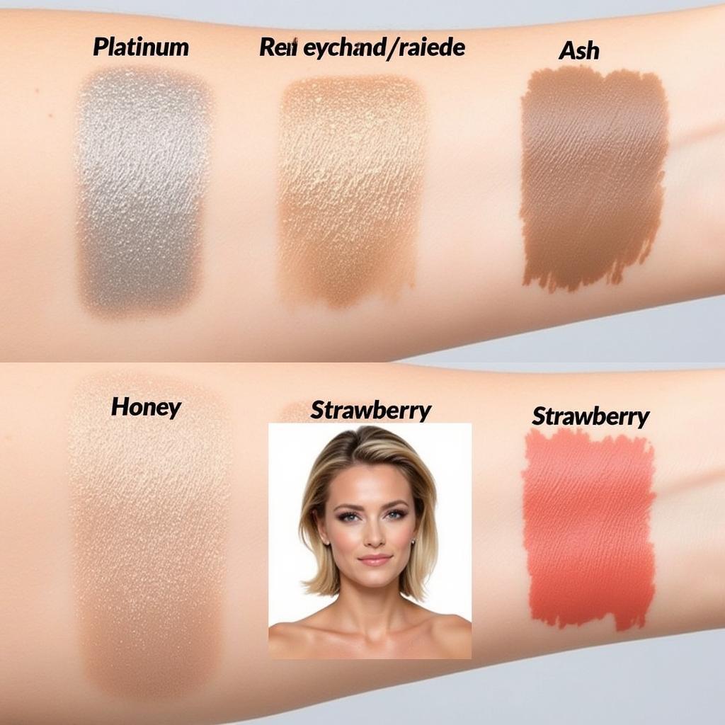 Eyebrow Colors for Different Blonde Hair Shades