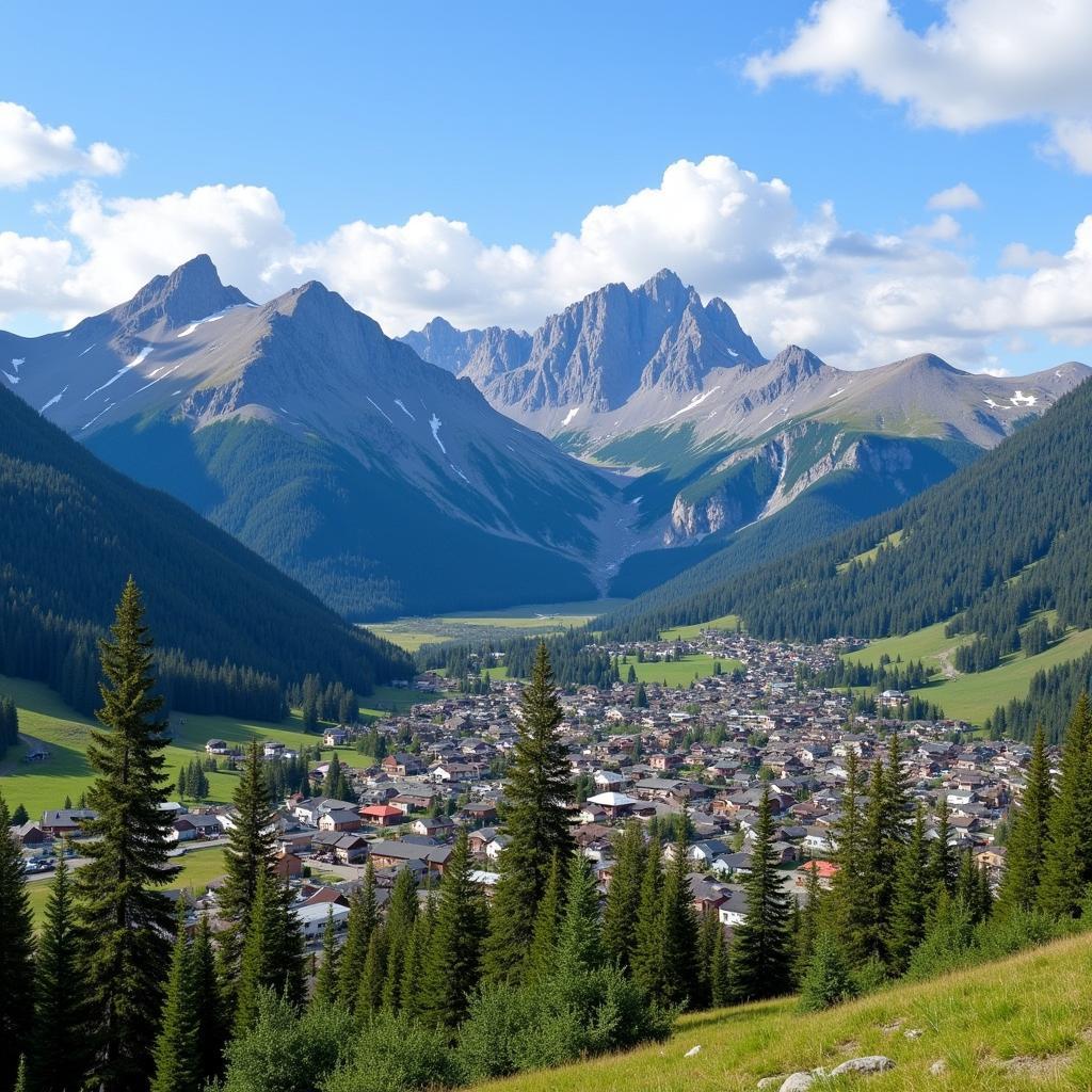 Fairplay Colorado Surrounded by Majestic Mountains