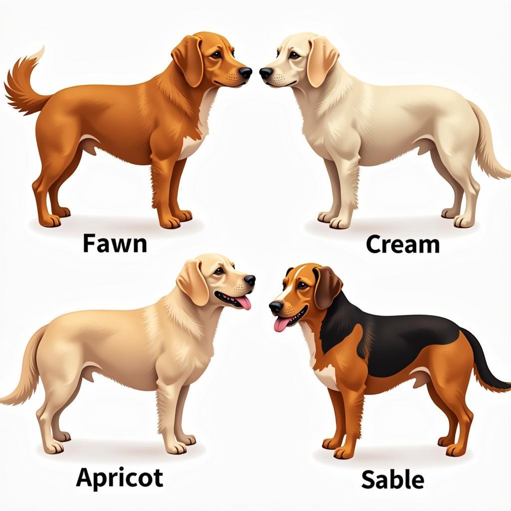 Comparing Fawn to Other Dog Colors