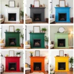 Fireplace Mantel Color Ideas