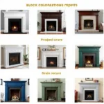 Fireplace Mantle Color Ideas