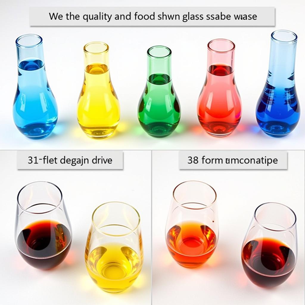 Coloring Glass Vases with Food Coloring for a Translucent Effect