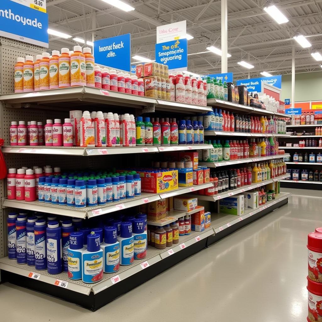 Food Coloring in Walmart Aisle