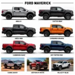 Ford Maverick Color Options for 2023 Model Year