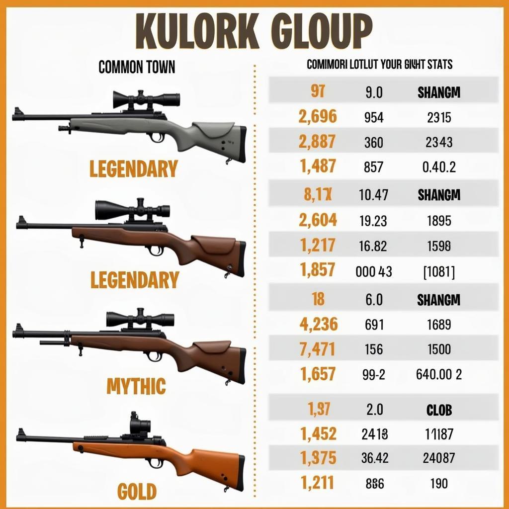 Fortnite Gun Rarity Chart: From Gray to Gold