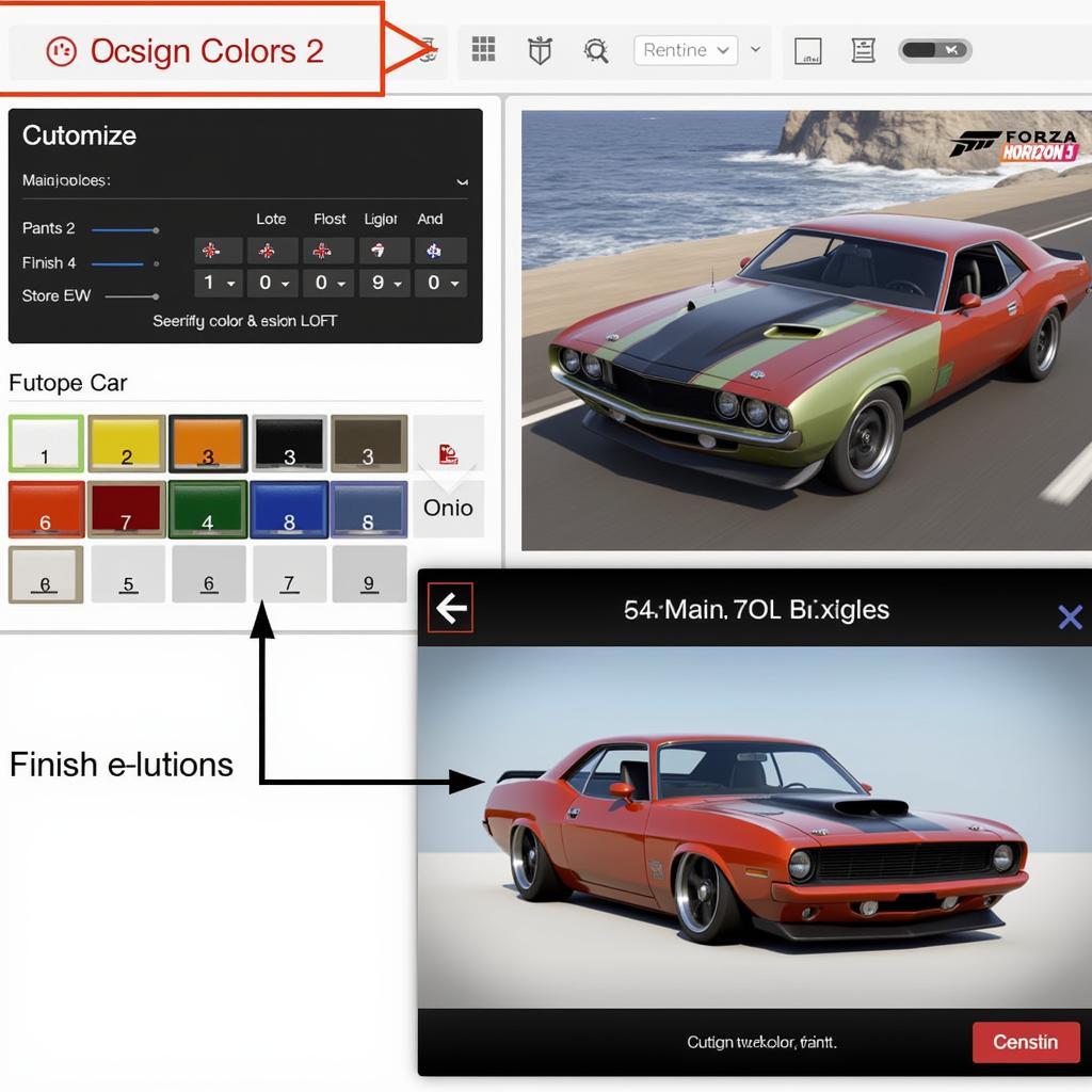 Forza Horizon 5 Car Color Change in Paint Editor