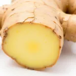 Fresh Ginger Root Close-Up