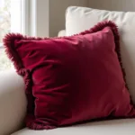 Garnet Red Accent Decor