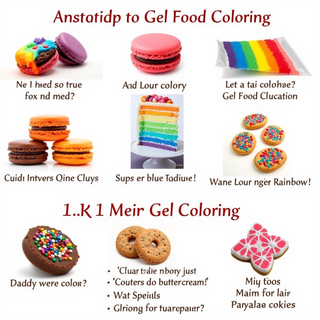 Gel Food Coloring Applications: Best Practices